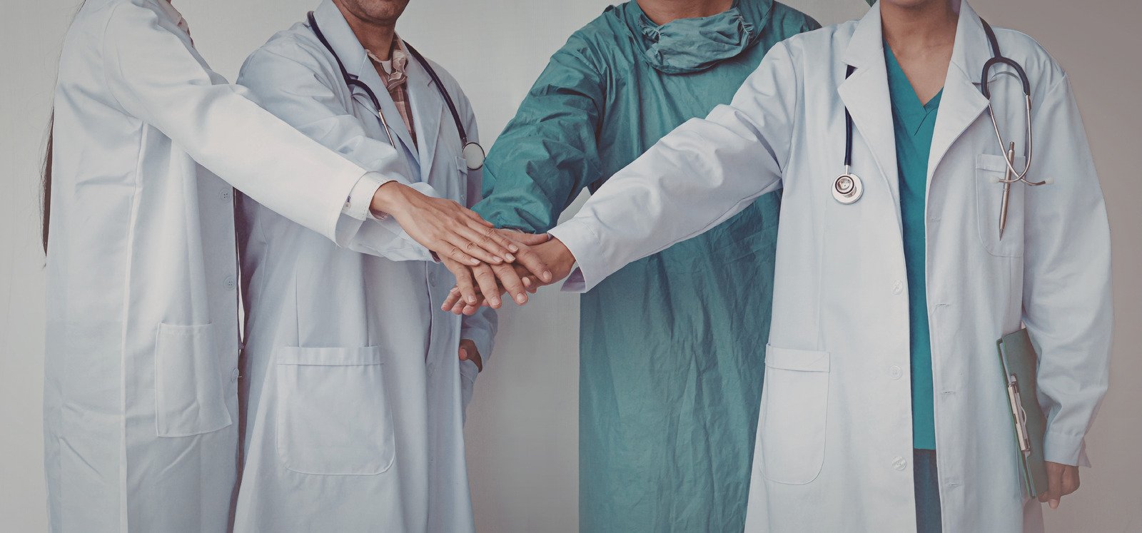 Healthcare professionals stock image