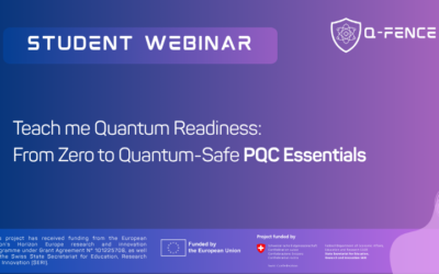 Q-FENCE Student Webinar Introduces Post-Quantum Cryptography Essentials